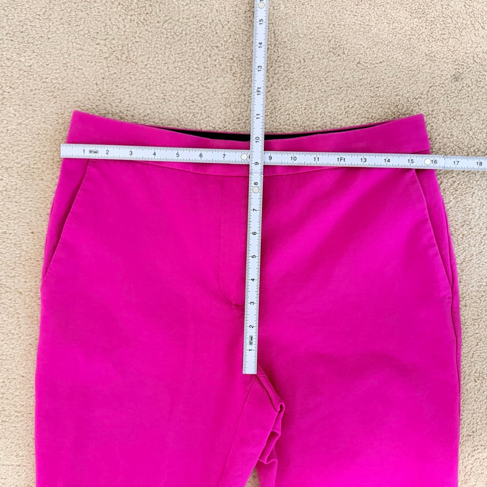 Ann Taylor Pink Ankle Cropped Trouser Pants Size 6 - Picture 12 of 12